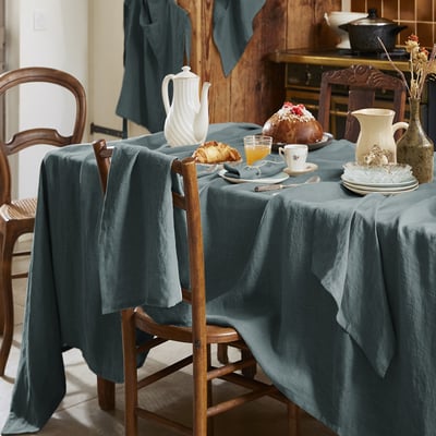 Nappe rectangle en 100% Lin Français EDEN
