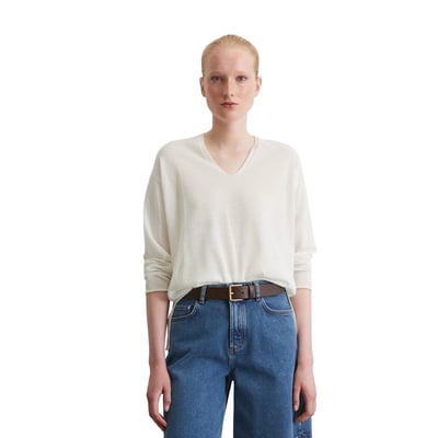 Pull en maille fine loose en mélange de coton organique MARC O'POLO