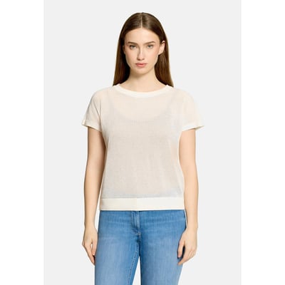 Pull-over en maille ajourée sans manches BETTY BARCLAY