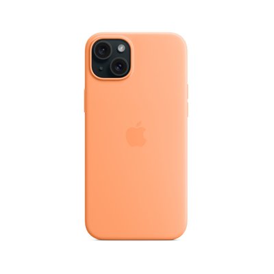 Coque iPhone 15 Plus MagSafe Sorbet orange APPLE
