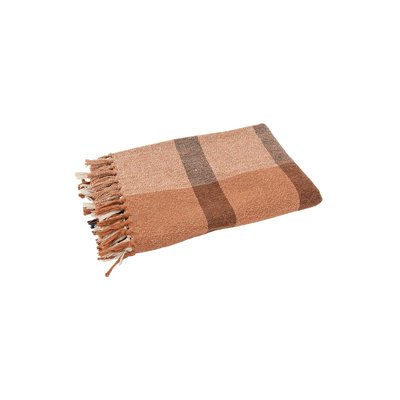 Plaid en coton recyclé brossé AUBRY GASPARD