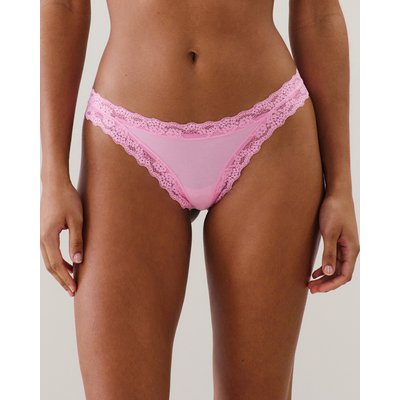 Tanga en coton et dentelle MAGDALIZ UNDIZ