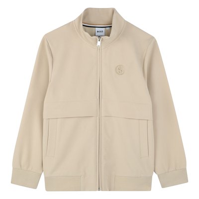 Sweat-shirt zippé uni BOSS KIDSWEAR