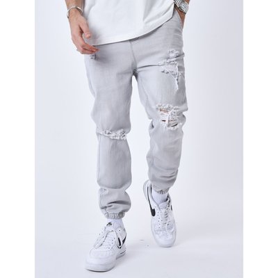Jean gris troué homme online