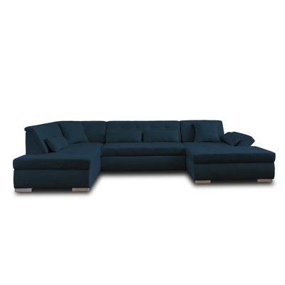 Canapé d'Angle Convertible en Tissu 7 places - VERMONT LISA DESIGN