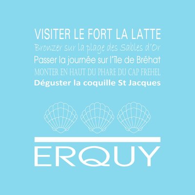 Tableau Mural Erquy RÉGIONALISME CEANOTHE