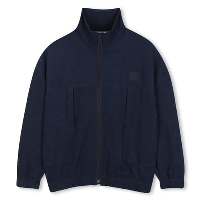 Cardigan en weavy satin BOSS KIDSWEAR