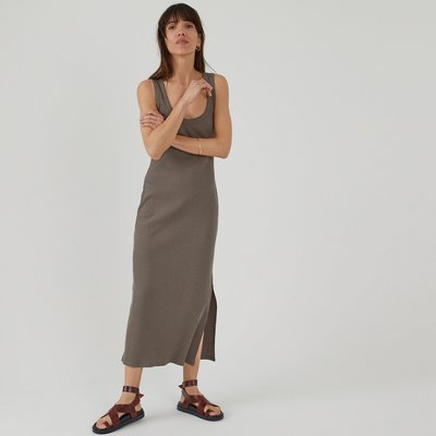 Robe débardeur côtelée, longueur midi LA REDOUTE COLLECTIONS