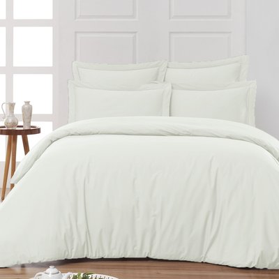 Parure housse de couette + 2 taies 65x65 cm SOFT PERCALE SENSEI MAISON