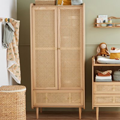 Tempa Rattan Cane Child's Wardrobe LA REDOUTE INTERIEURS