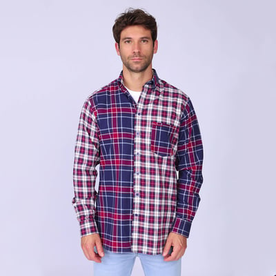 Chemise patch à carreaux Helmut MISE AU GREEN
