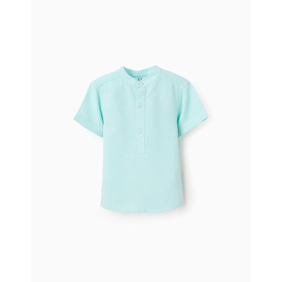 Chemise à Manches Courtes avec Col Mao ZIPPY