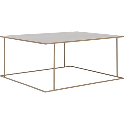 Table basse en métal laqué, carré, Walt RECOLLECTION