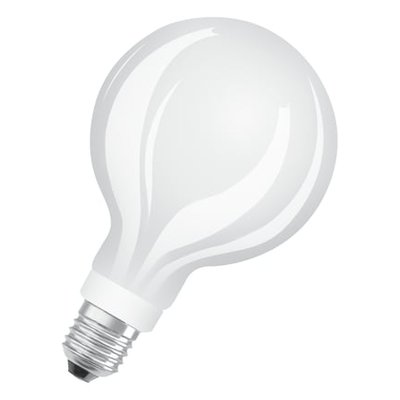 Ampoule Led Globe 95 Verre Dépoli Dimmable 12w=100w Blanc Chaud E27 OSRAM