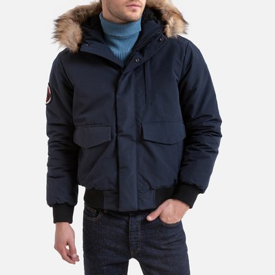 Blouson bomber chaud zippé à capuche Everest SUPERDRY