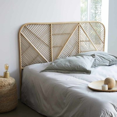 Tête de lit en rotin naturel 160 cm BOHO BERAH GETAH