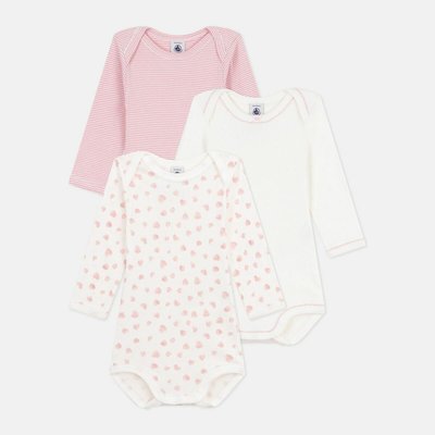 Confezione da 3 body maniche lunghe PETIT BATEAU