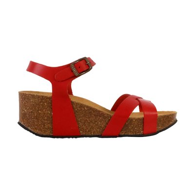 Sandales Compensées Cuir So Final PLAKTON