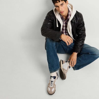 Marvin - Baskets Rétro Avec Détails En Daim PEPE JEANS