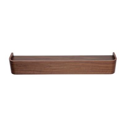 Etagère murale bois foncé noyer L90 cm HOPE MILIBOO