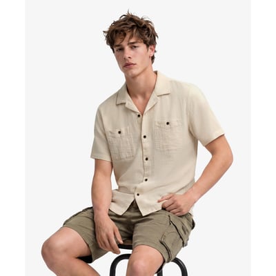 Chemise à manches courtes texturée - The Merchant Store SUPERDRY