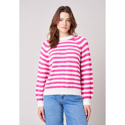 Pull femme rayé en maille douce IPHIGENIE DEELUXE