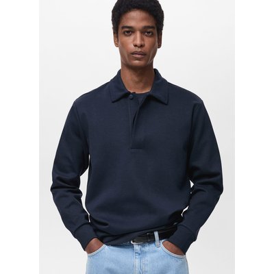 Sweat-shirt polo coton regular-fit MANGO MAN