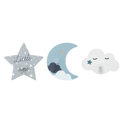 Lot de 3 patères ciel ATMOSPHERA