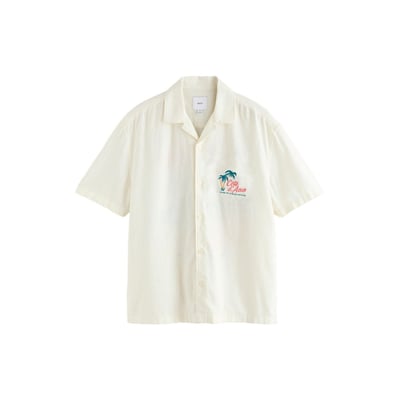 Chemise à manches courtes avec imprimé au dos NEXT