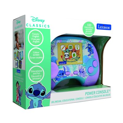 Power Console® Stitch console de jeux éducative bilingue (FR-EN)s LEXIBOOK