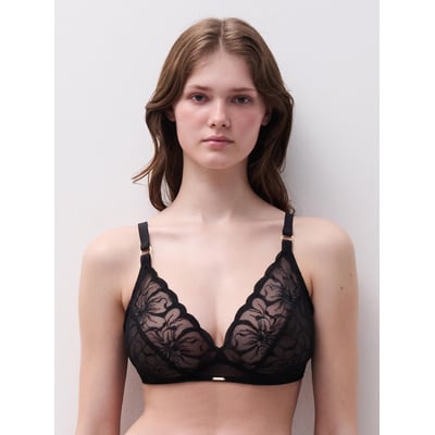 Soutien-gorge sans armature triangle FLEURS CHANTELLE