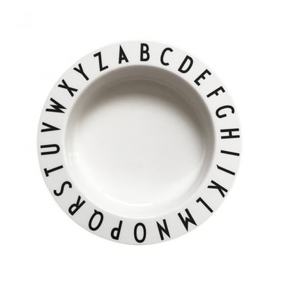 Assiette Creuse Alphabet DESIGN LETTERS