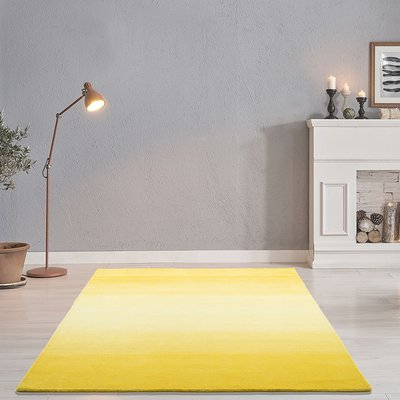 Tapis tissé main en couleurs vives et dégradé - Wool comfort THEKO