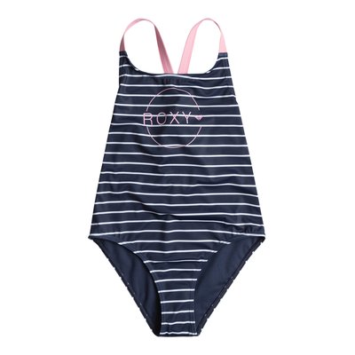 Maillot une pièce dos croisé BICO BASIC STRIPE. ROXY