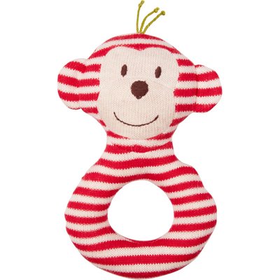 BabyGlück Hochet Anneau Singe Rouge COPPENRATH