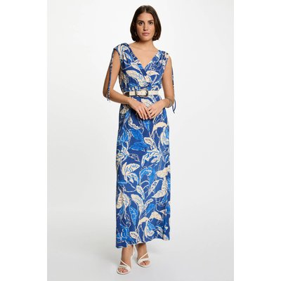 Robe longue droite imprimée MORGAN