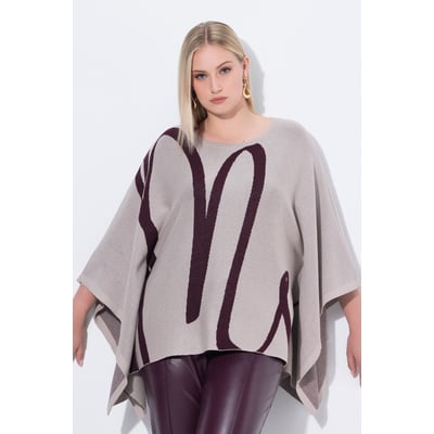 Poncho en maille oversize ULLA POPKEN