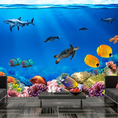 Papier peint intissé panoramique Animaux Underwater kingdom EDEN