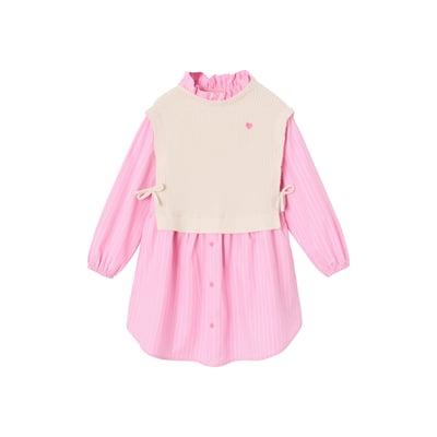 Robe-chemise effet 2 en 1 VERTBAUDET