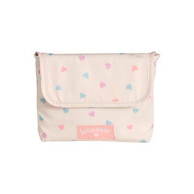 Sac à goûter pochette "joli coeur" VERTBAUDET