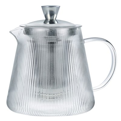Théière Darjeeling - théière en verre avec filtre dévissable inox 0.8L THÉIÈRES CRISTEL