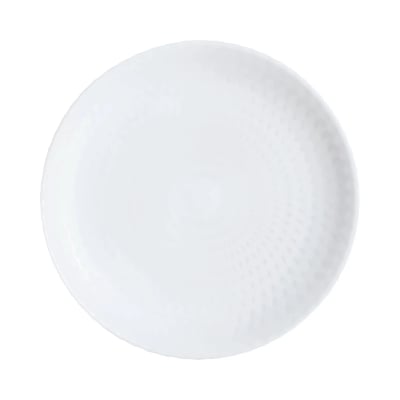 6 assiettes à dessert blanches 19 cm -PAMPILLE LUMINARC
