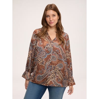 Blouse avec imprimé et col FIORELLA RUBINO