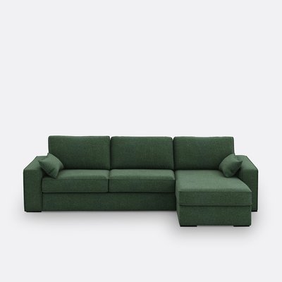 Divano letto angolare, tessuto texturé , latex Cécilia LA REDOUTE INTERIEURS