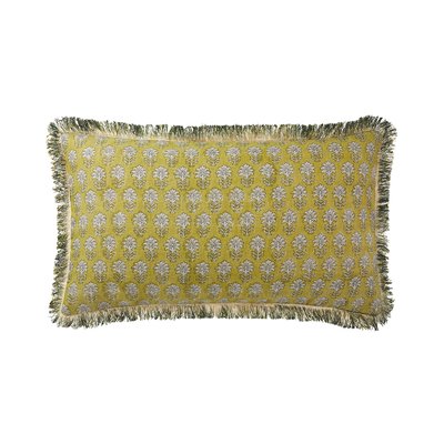 Housse de coussin en lin rose, INDIRA OLIVIER DESFORGES