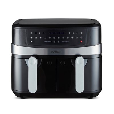 Vortx 9L Dual Basket Air Fryer - T17088 TOWER
