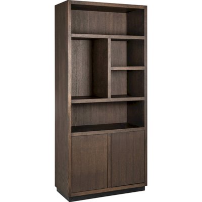 Bibliothèque en bois, 2 portes, Oakura RECOLLECTION