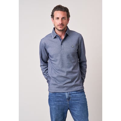 Polo regular homme avec col contrasté VELVORI DEELUXE