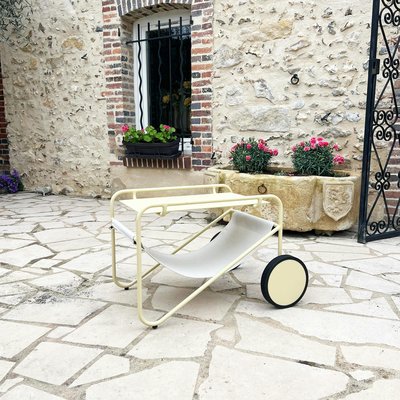 Table d'appoint de jardin en aluminium jaune tendre OSLO PIER IMPORT