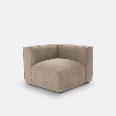 Omvormbare hoekbank, getextureerde stof, Seven LA REDOUTE INTERIEURS
